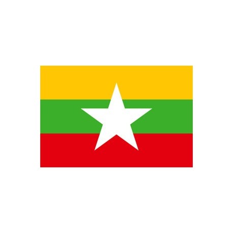 Drapeau MYANMAR nouveau drapeau birmanes Hissflagge 90x150cm 