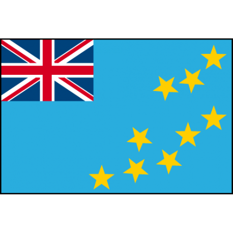 les tuvalu drapeau